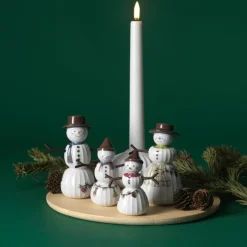 Hammershøi Christmas snøgutt 9 cm hvit m/ dekor