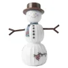 Hammershøi Christmas snømann 11,5 cm hvit m/ dekor