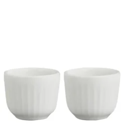 Hammershøi eggeglass hvit 2 stk