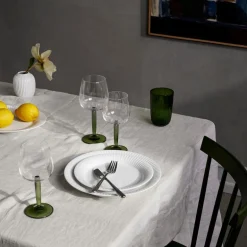 Hammershøi hvitvinsglass 35 cl 2 stk grønn