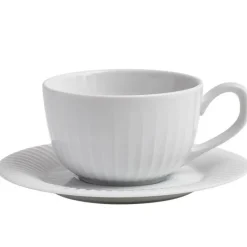 Hammershøi kopp med skål 25 cl hvit