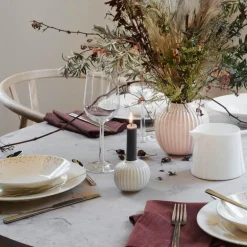 Hammershøi lysestake 8 cm hvit