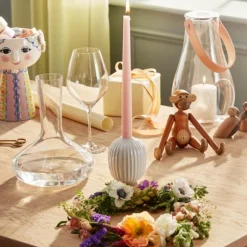 Hammershøi lysestake 10 cm hvit