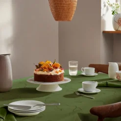 Hammershøi Poppy kakefat 30 cm hvit m/dekor