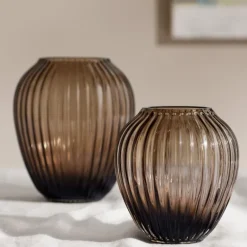 Hammershøi vase 14 cm valnøtt