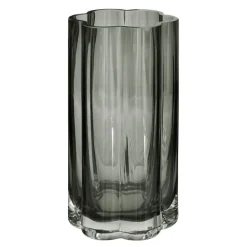 Hanami glassvase 9x18 cm røykgrå