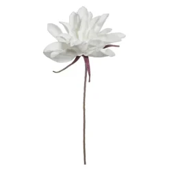 Happia dekorasjonsblomst 57 cm hvit