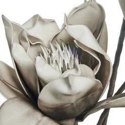 Happia dekorasjonsblomst skum 17x26 cm grå