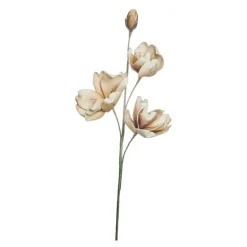 Happia stor dekorasjonsblomst 15x85 cm sand