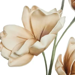 Happia stor dekorasjonsblomst 15x85 cm sand