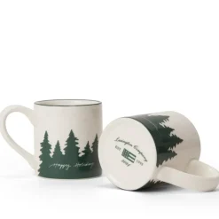 Happy Holiday espressokopper 10 cl 2 stk hvit/grønn