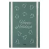 Happy Holidays jacquard kjøkkenhåndkle 50x70 cm grønn