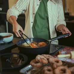 Hard Face keramisk traktørpanne m/lokk 28 cm