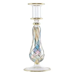 Harlekin lysestake 20 cm multi