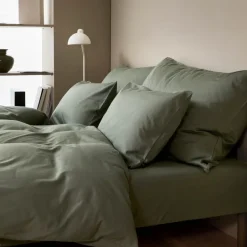 Harmoni sengetøy 140x220 cm dempet grønn