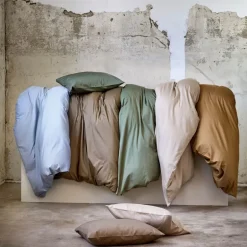 Harmoni sengetøy 140x200 cm dempet grønn