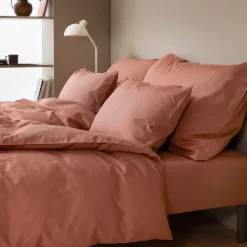 Harmoni sengetøy 140x200 cm dus terracotta