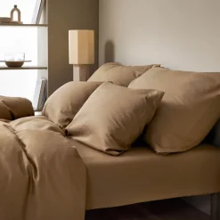 Harmoni sengetøy 140x200 cm gyllen beige