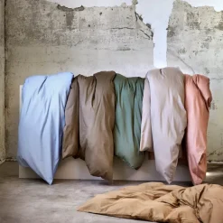 Harmoni sengetøy 140x220 cm gyllen beige