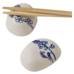 Haru spisepinneholder 2 stk mummi hvit/blå