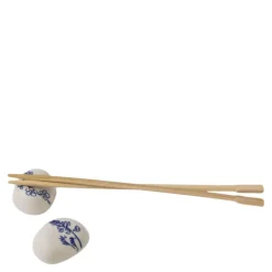 Haru spisepinneholder 2 stk mummi hvit/blå