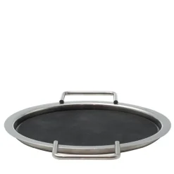 Hellelokk 16 cm svart/stål