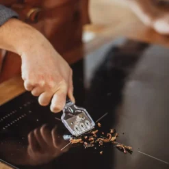 Hema platetopp-skrape med 5 ekstra blader 16 cm svart