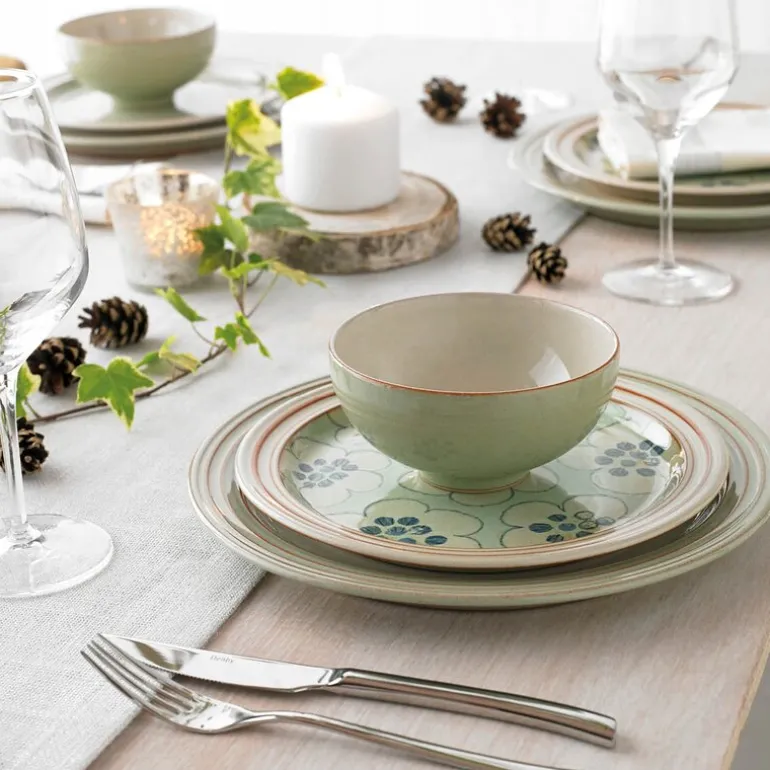 Heritage Orchard tallerken 22,5 cm blomster grønn