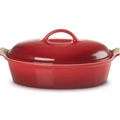 Heritage ovalt fat 36 cm cerise