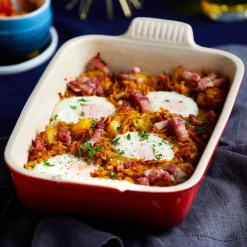 Heritage rektangulær form 32x24 cm cerise