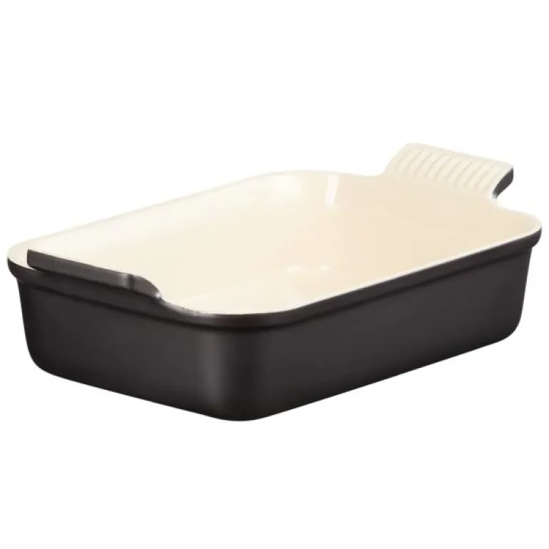 Heritage rektangulær form 26x19 cm black