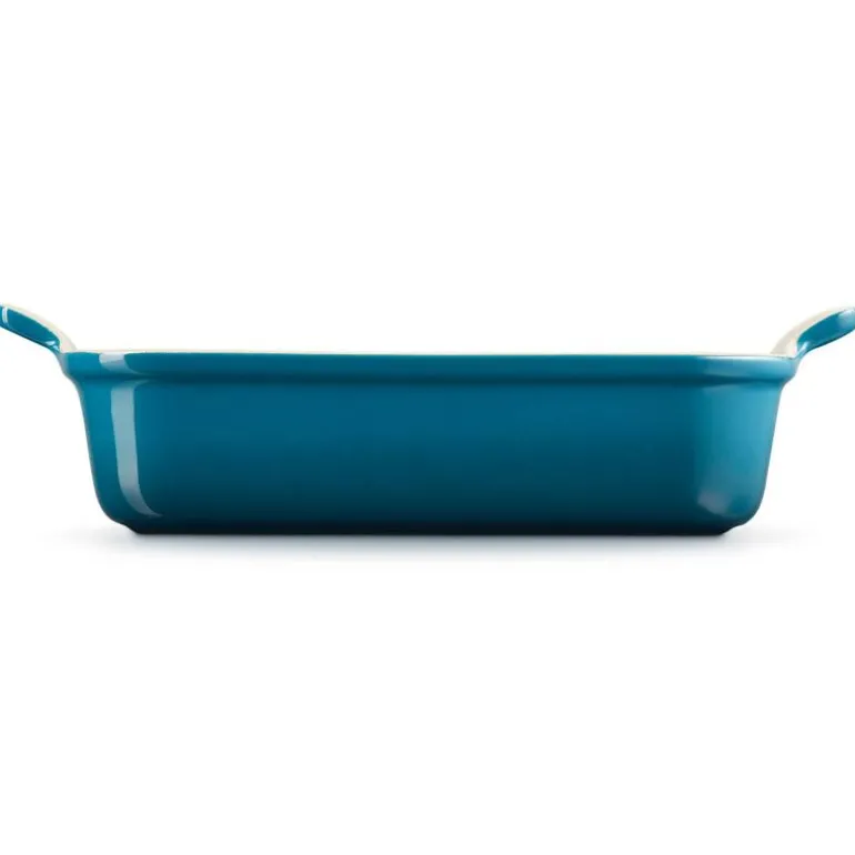 Heritage rektangulær form 26x19 cm deep teal