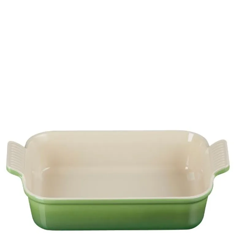 Heritage rektangulær form 26x19 cm bamboo green