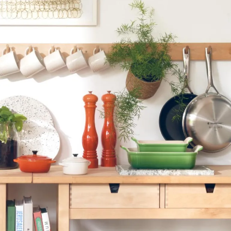 Heritage rektangulær form 32x24 cm bamboo green