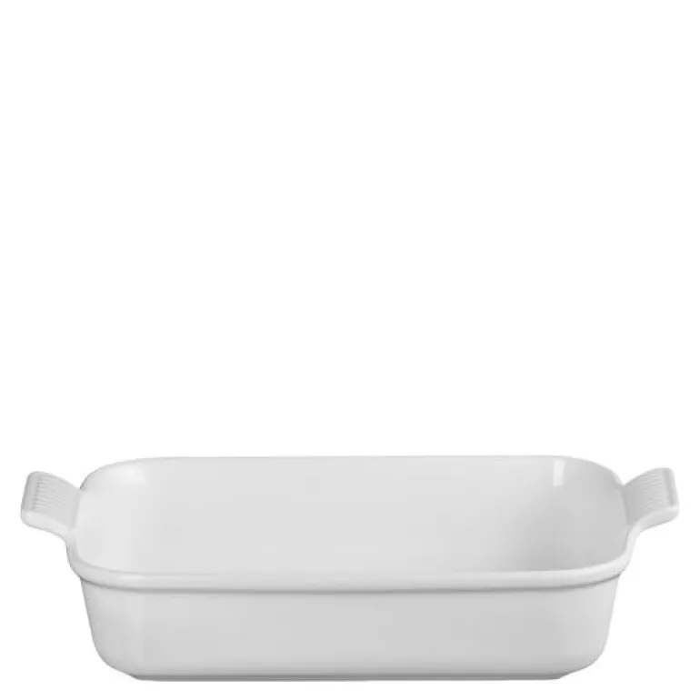 Heritage rektangulær ildfast form 32 cm white