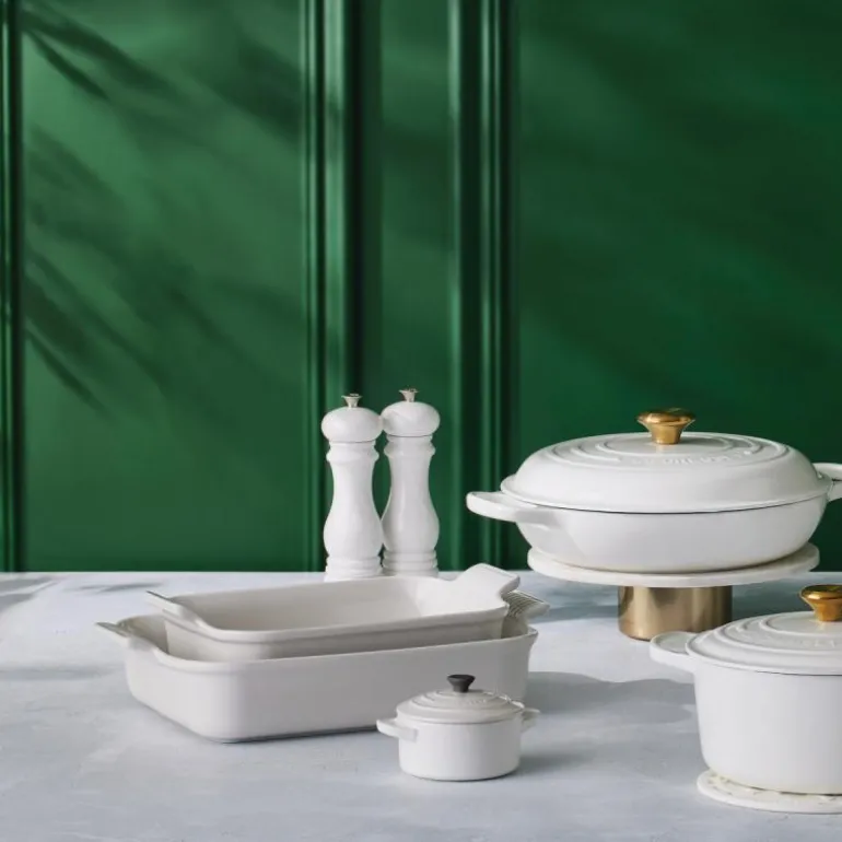 Heritage rektangulær ildfast form 26 cm white