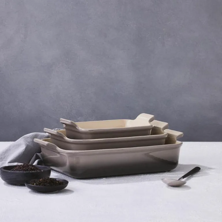 Heritage rektangulær ildfast form 32 cm flint