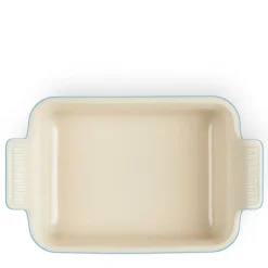 Heritage rektangulært fat 19x14 cm azure