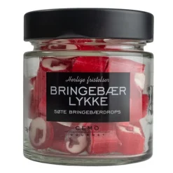 Herlige Fristelser bringebærdrops bringebærlykke