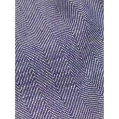 Herringbone duk 150x370 cm blå