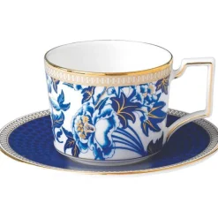 Hibiscus kaffekopp & asjett