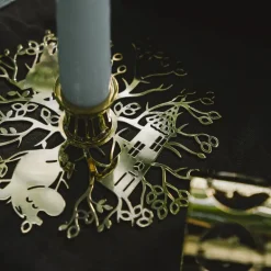 Hilke x Mummi No.1 lysestake 13,2x3,3 cm messing