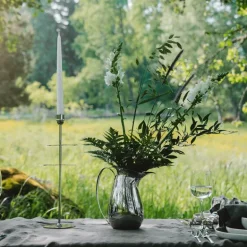 Hilke x Mummi No.2 lysestake 40 cm nikkelbelagt messing