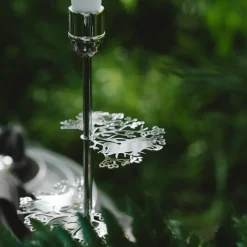 Hilke x Mummi No.2 lysestake 40 cm nikkelbelagt messing