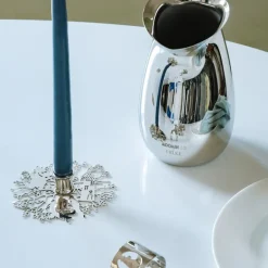 Hilke x Mummi No.1 lysestake 13,2x3,3 cm nikkelbelagt messing