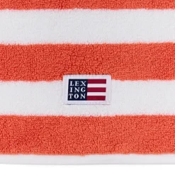 Håndkle blokkstriper 50x70 cm peach melon