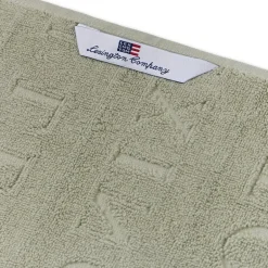 Håndkle velour jacquard 70x130 cm vintage green