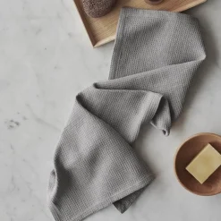 Håndkle 38x63 cm waffle grå