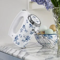 Håndmikser China Rose blå/hvit