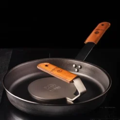 Håndtak 5x14 cm skinn